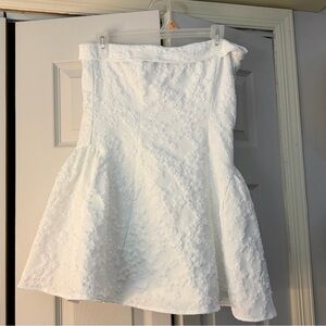 Lucy in the Sky White Strapless Dress